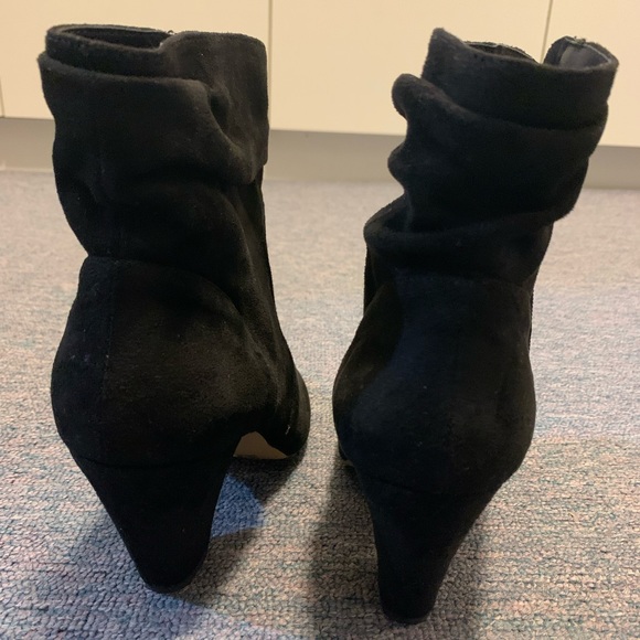 Black Suede Ankle Boots- 50% off - Picture 5 of 8